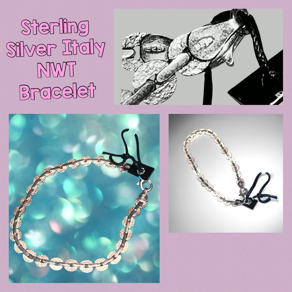 None Jewelry - Sterling Silver Italy Bracelet